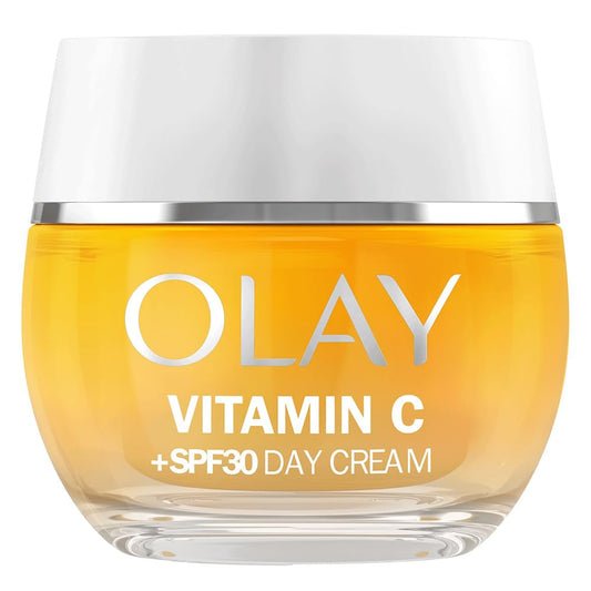 Olay Vitamin C Crema Facial de Día SPF30. Skincare Hidratante, Iluminador y Antimanchas con Protección Solar SPF30. Con Vitamina C y Niacinamida. Unifica e Hidrata. No Grasa, No Pegajosa. 50ml
