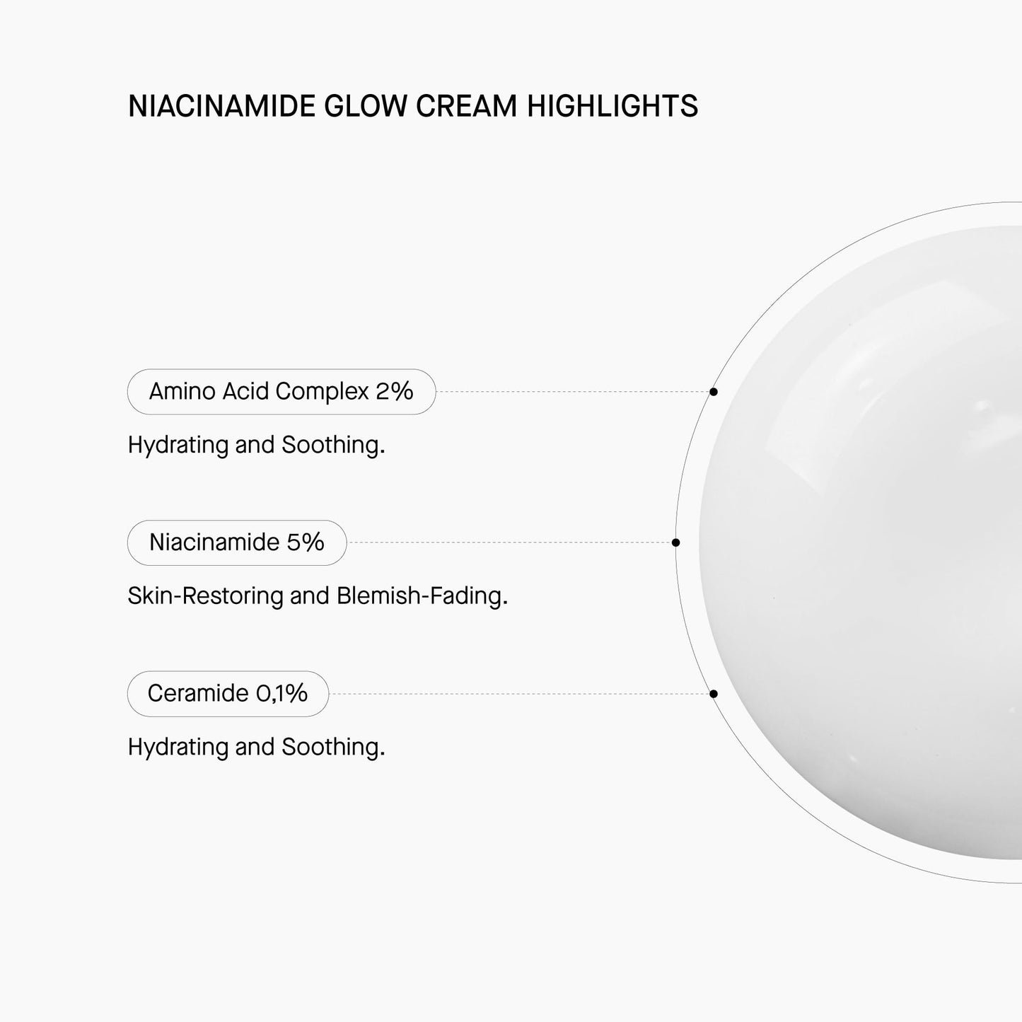 Transparent Lab Niacinamide Glow Cream Crema Facial Iluminadora 50 ml – Con 5% Niacinamida, Ceramidas y Aminoácidos, Hidratación Profunda, Unifica Tono, Ilumina y Refuerza la Barrera Cutánea
